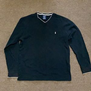 Polo Ralph Lauren V-neck thermal black extra large